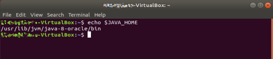 Echo Java_home