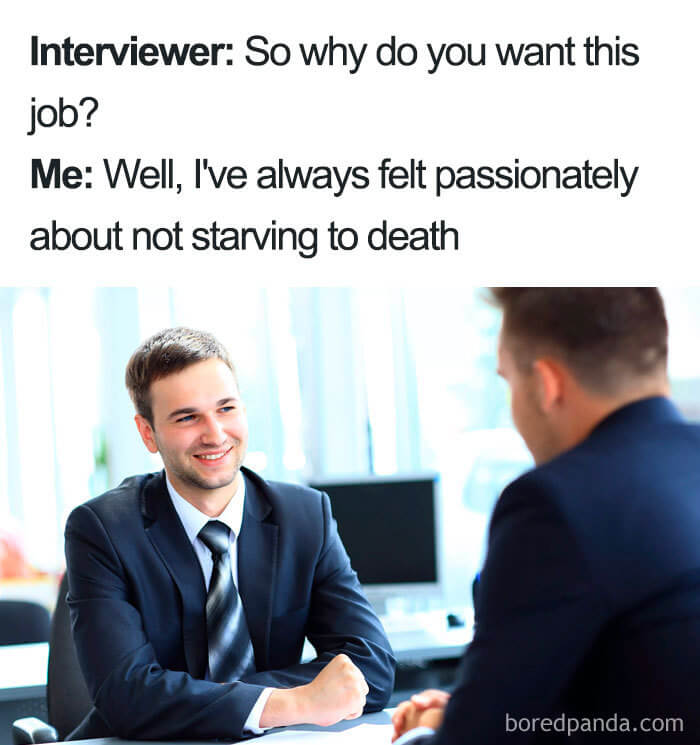 job interview questions funny
